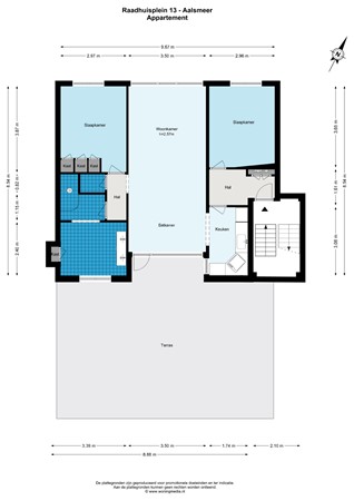 Floorplan - Raadhuisplein 13, 1431 EH Aalsmeer